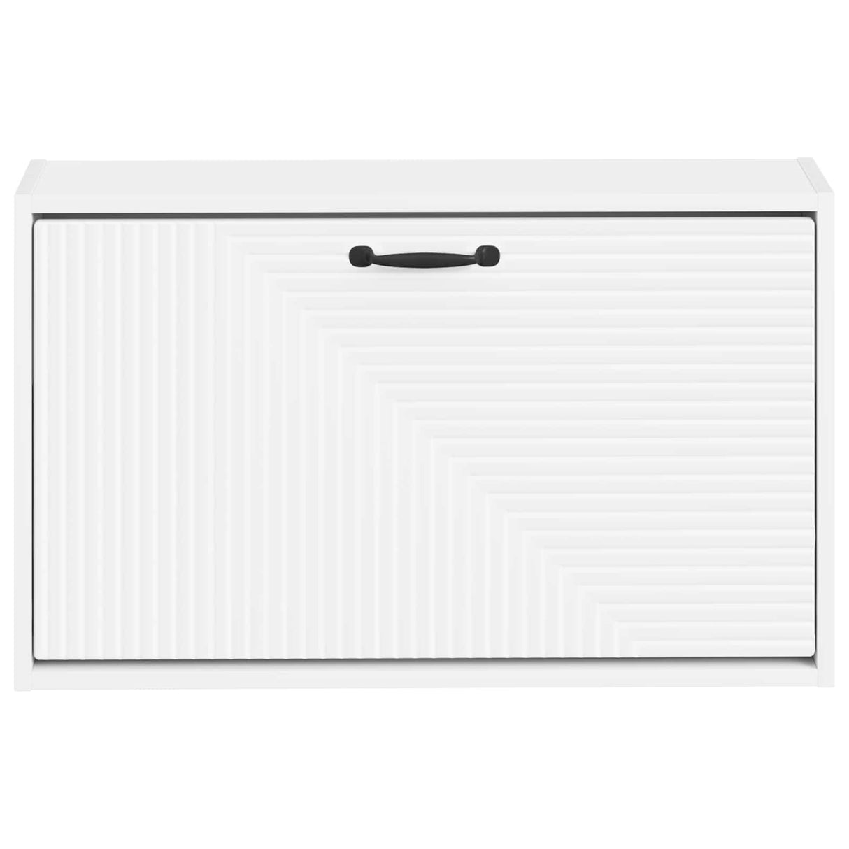 Wall-Mounted Shoe Cabinet HAARLEM 71 x 17 x 43 cm White