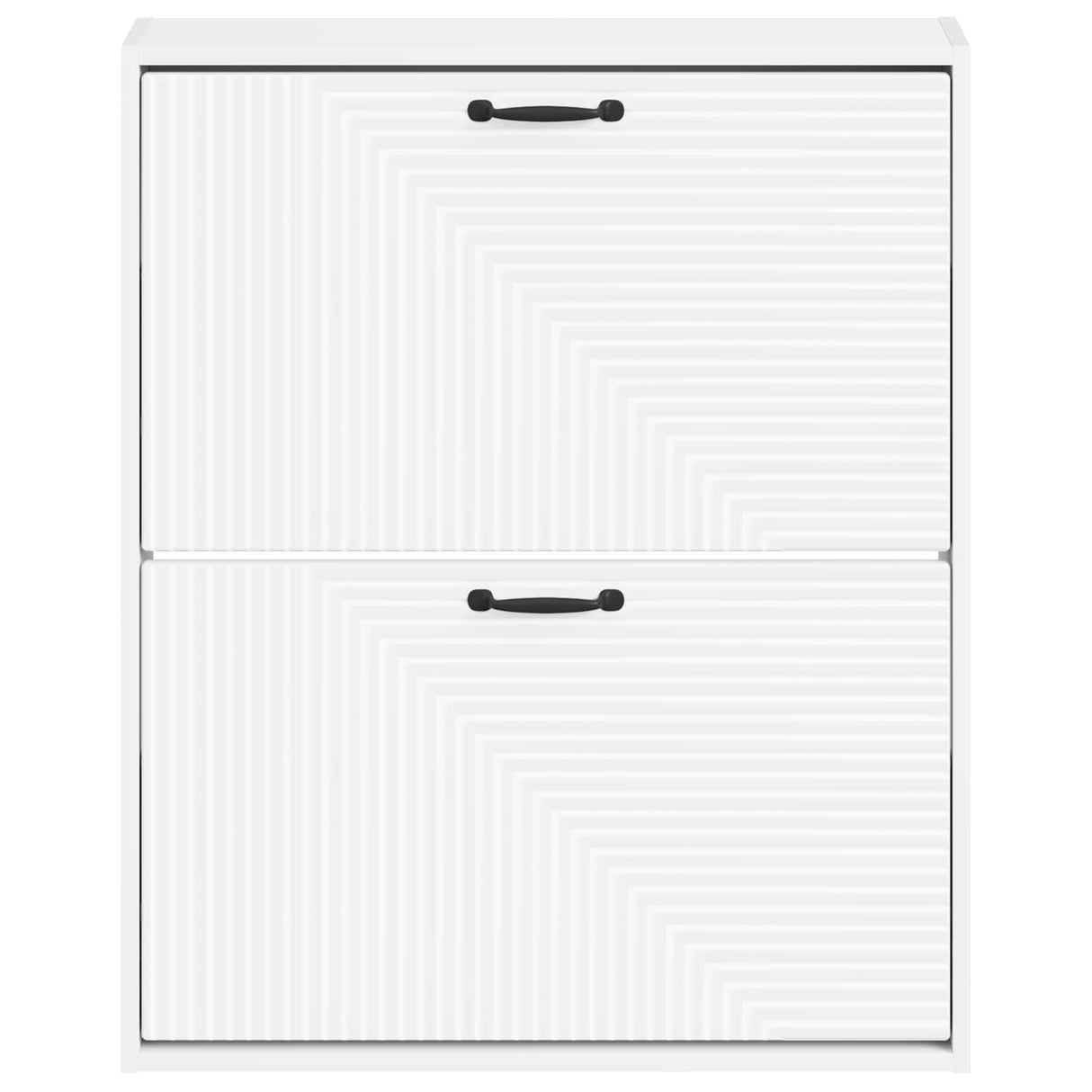 Wall-Mounted Shoe Cabinet HAARLEM 71 x 17 x 86 cm White