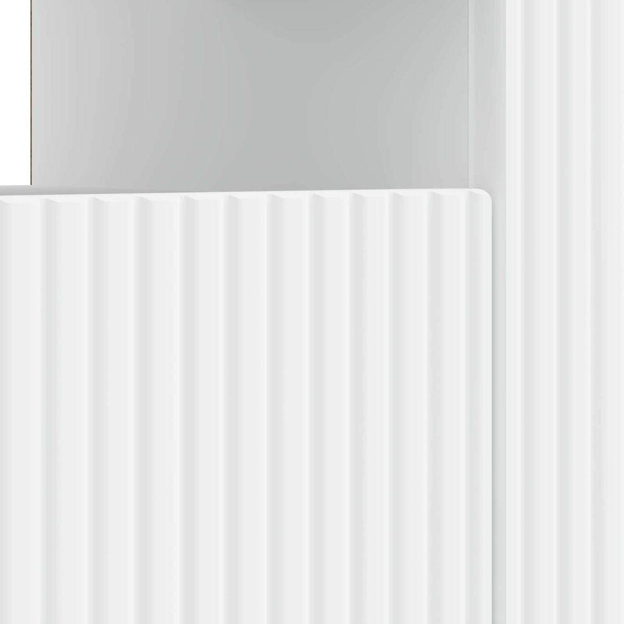 LED TV Cabinet HAARLEM 153 x 35 x 43 cm White Engineered Wood