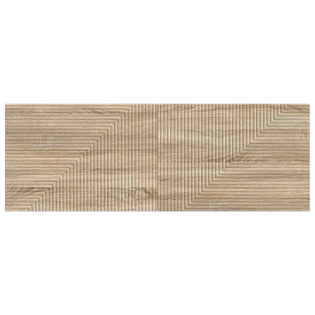 Wall-Mounted Headboard HAARLEM Sonoma Oak Engineered Wood