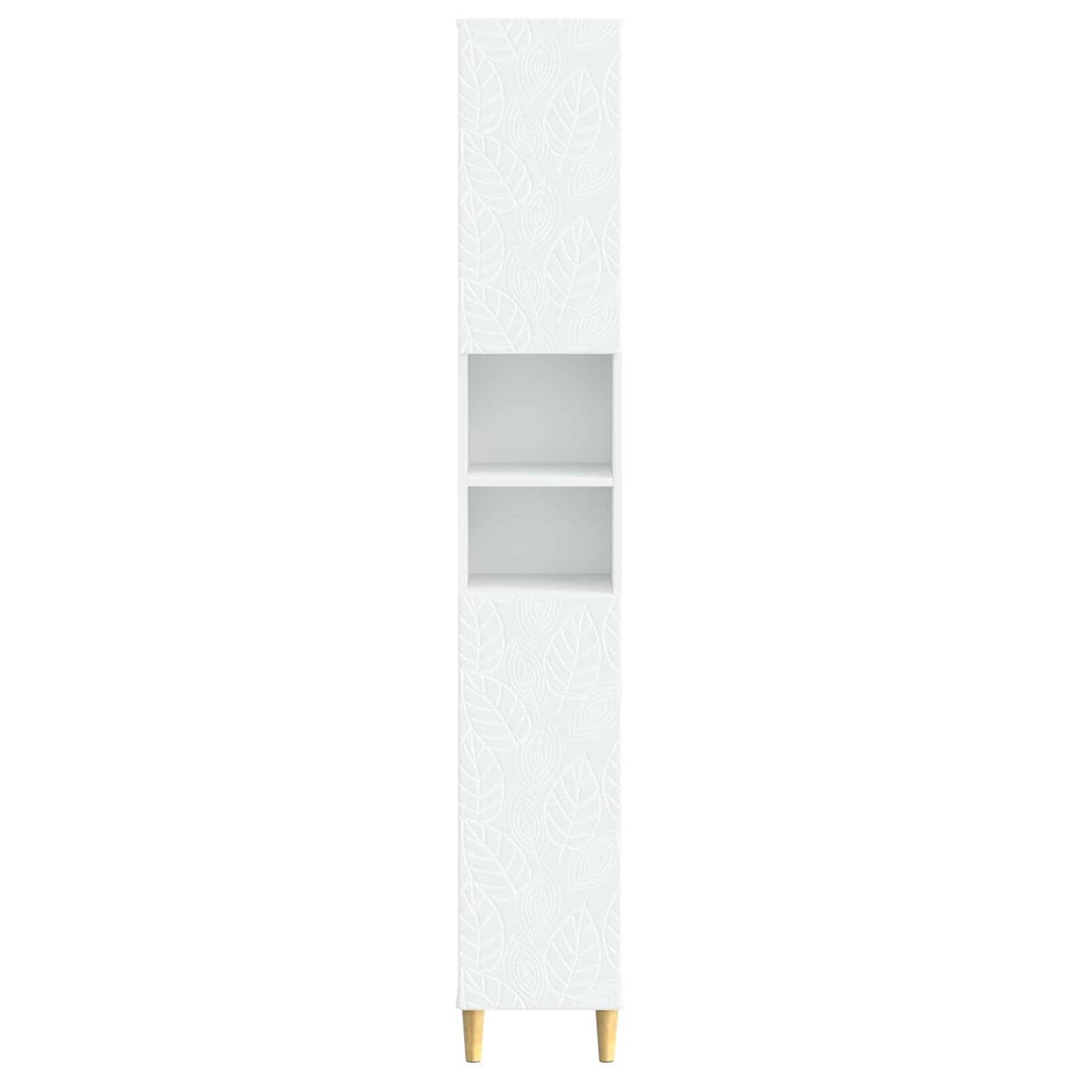 Bathroom Cabinet with Open Shelf DELFT White 30 x 31 x 190 cm