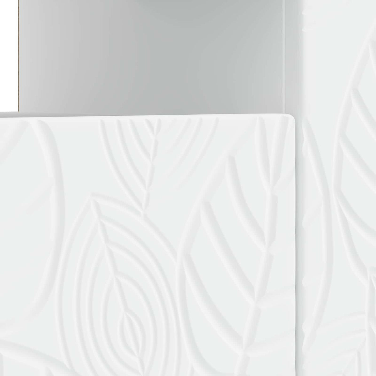 LED TV Cabinet DELFT 153 x 35 x 43 cm White Engineered Wood
