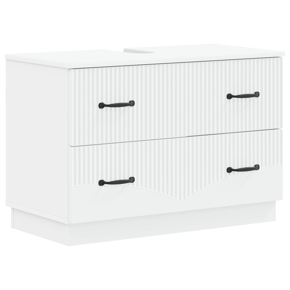 Bathroom Sink Cabinet HOORN White 82 x 41 x 56 cm