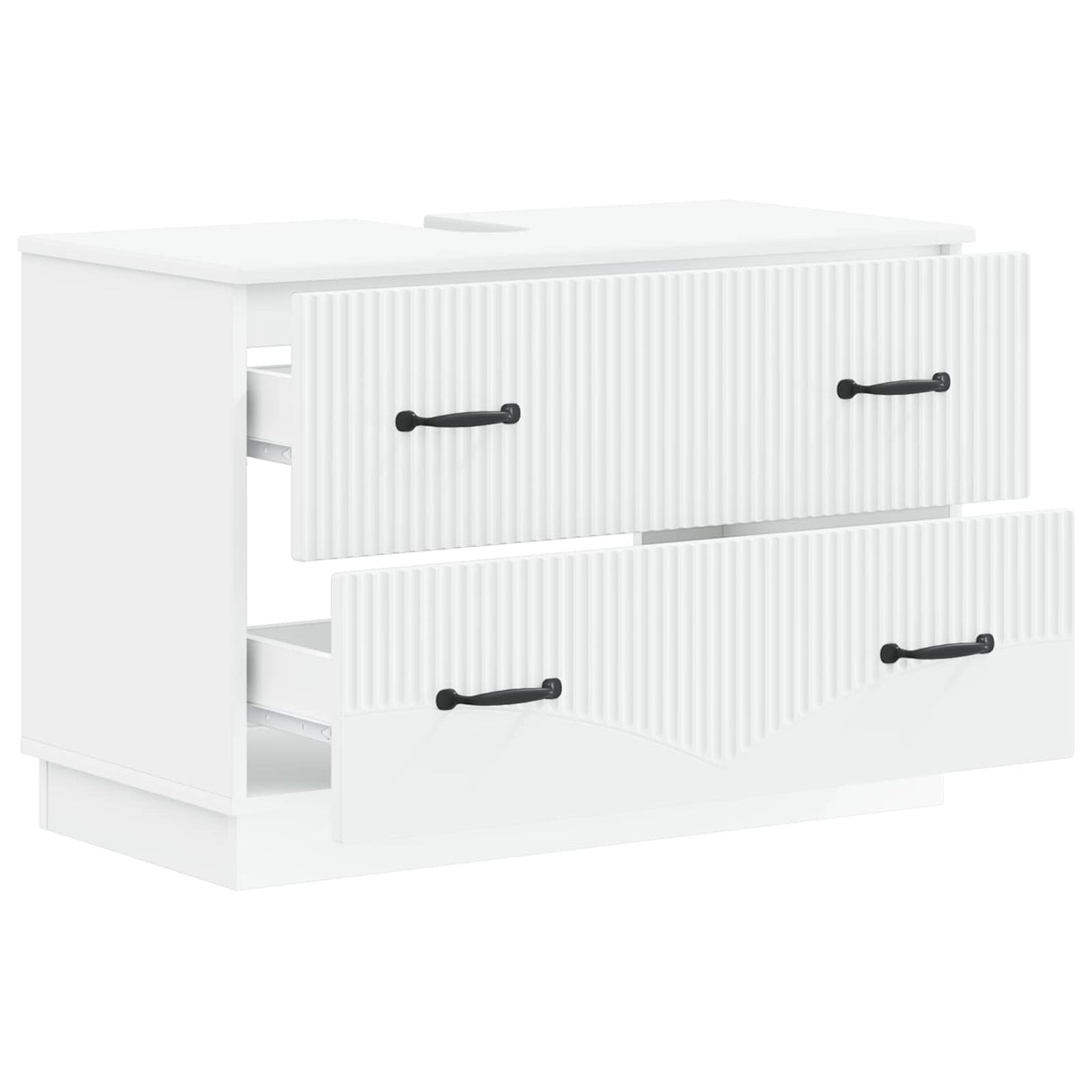Bathroom Sink Cabinet HOORN White 82 x 41 x 56 cm