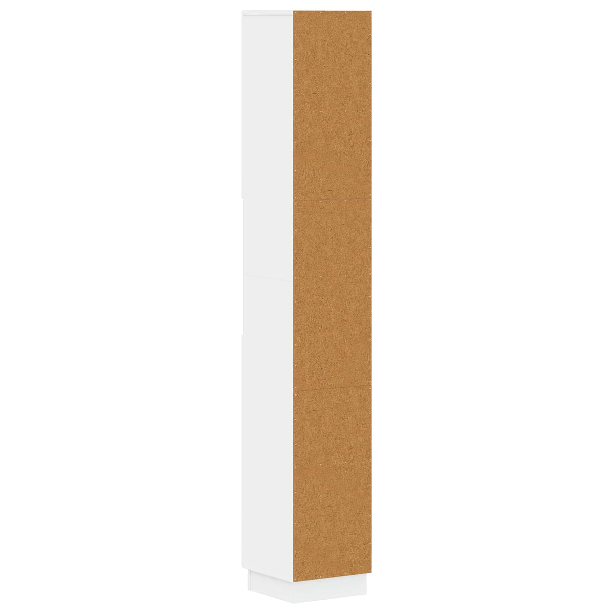 Bathroom Cabinet with Open Shelf HOORN White 30 x 31 x 187 cm
