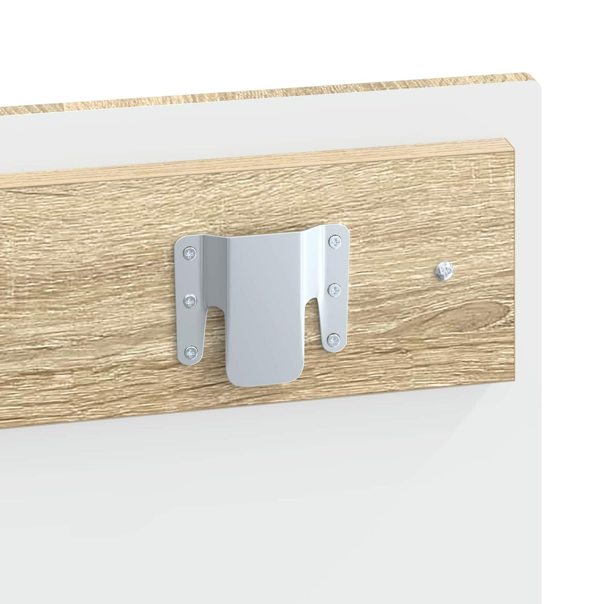 Wall-Mounted Headboard HOORN Sonoma Oak Engineered Wood