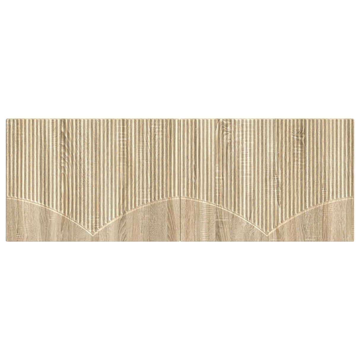 Wall-Mounted Headboard HOORN Sonoma Oak Engineered Wood