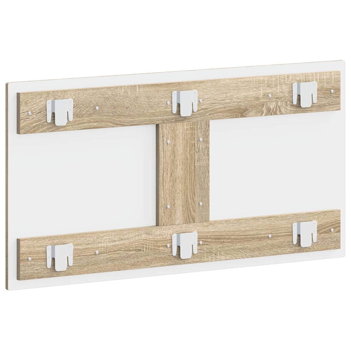 Wall-Mounted Headboard HOORN Sonoma Oak Engineered Wood