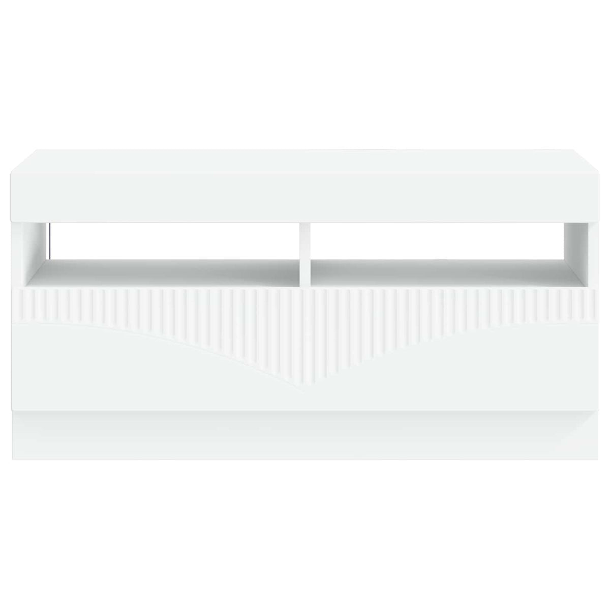 LED TV Cabinet White Engineered Wood