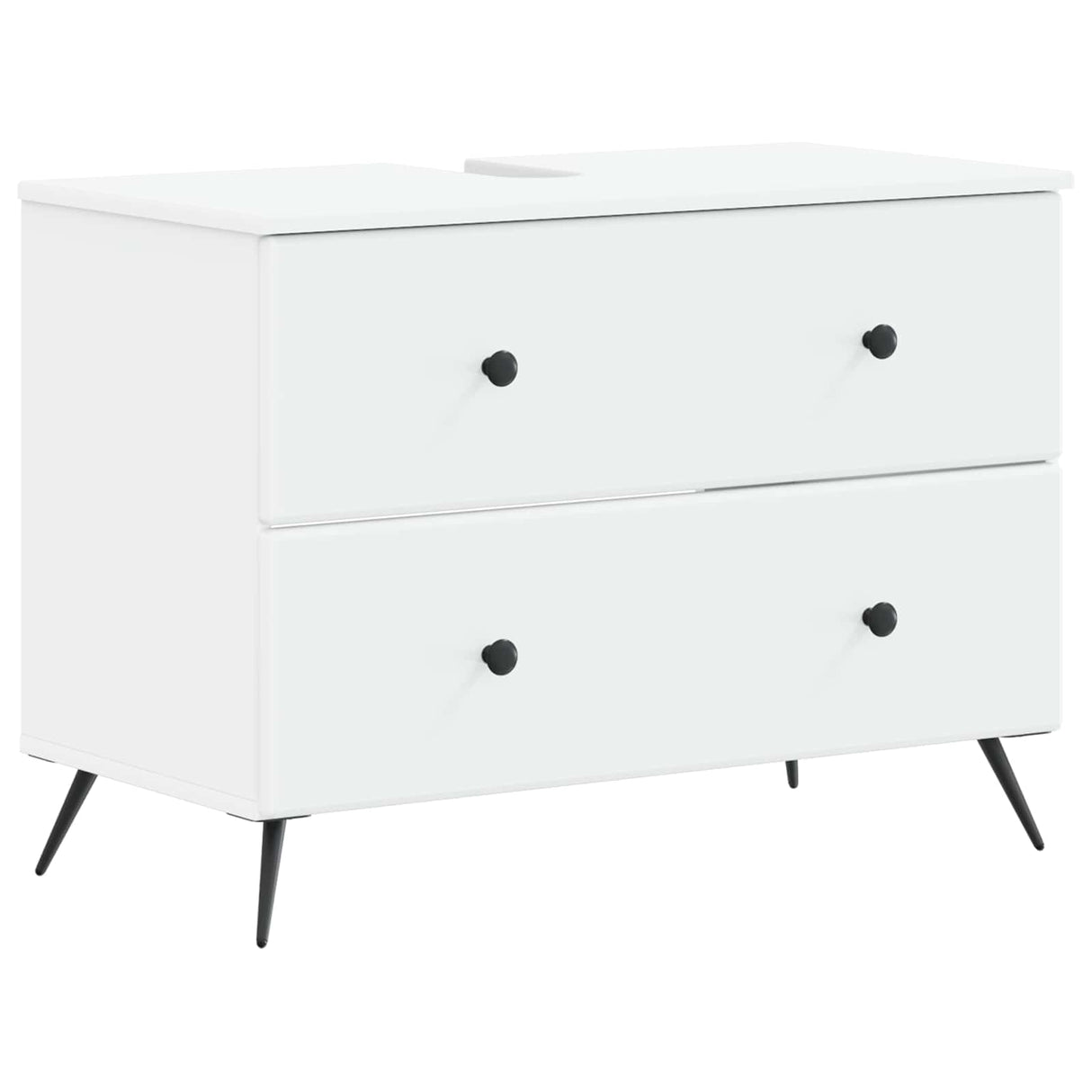 Bathroom Sink Cabinet BREDA White 82 x 41 x 59 cm