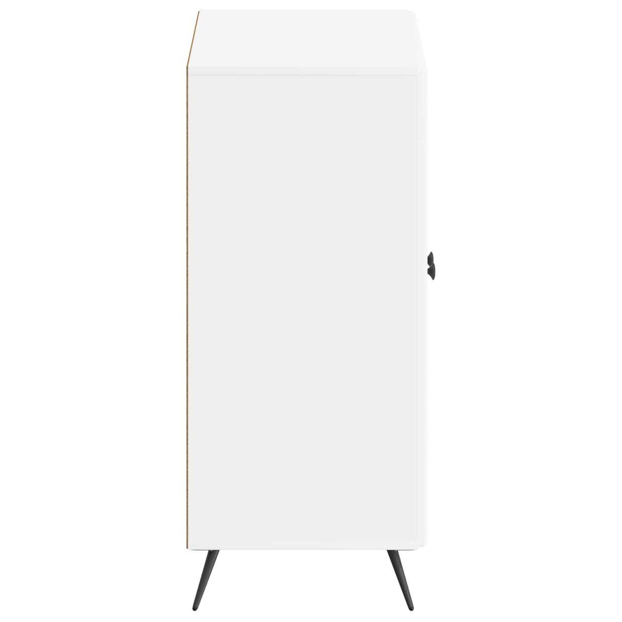 Shoe Cabinet BREDA 59.5 x 39.5 x 90 cm Engineered Wood White