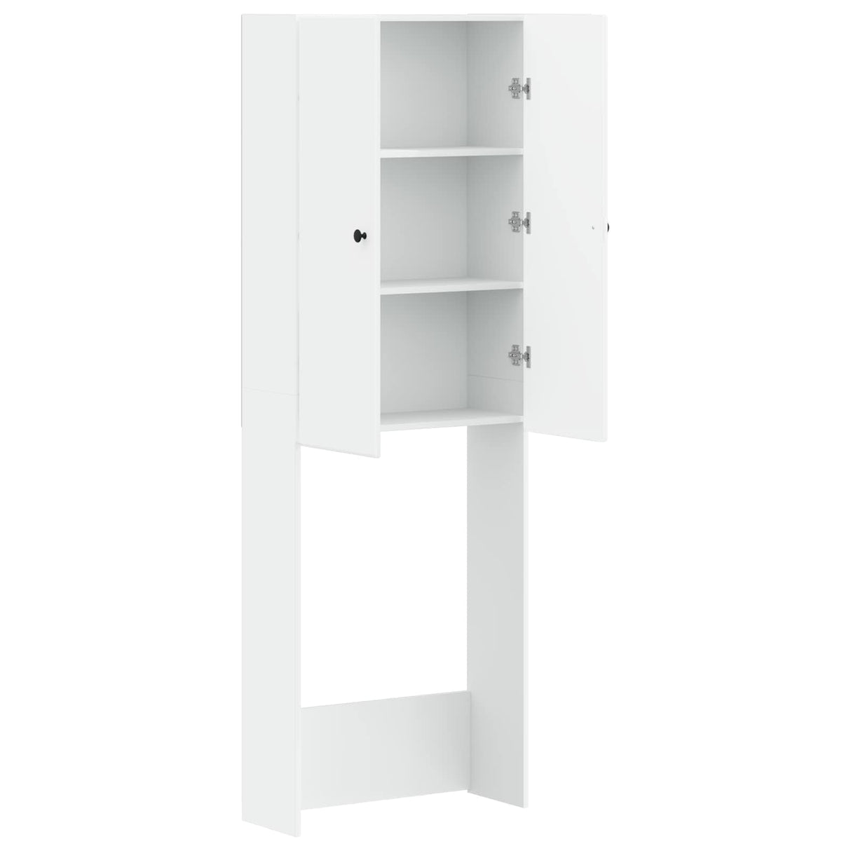 Toilet Cabinet BREDA White 66 x 25.5 x 190 cm Engineered Wood