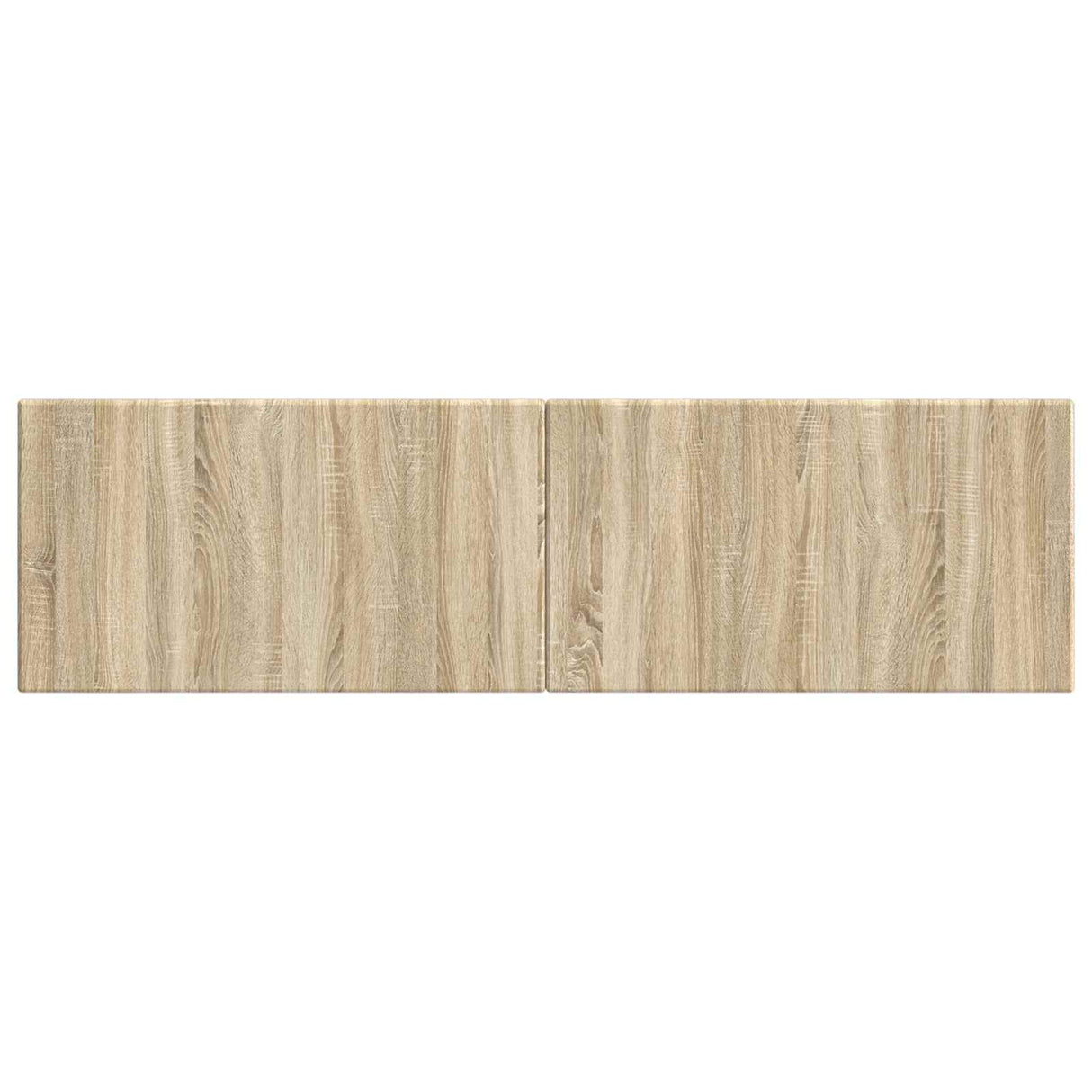 Wall-Mounted Headboard BREDA Sonoma Oak Engineered Wood