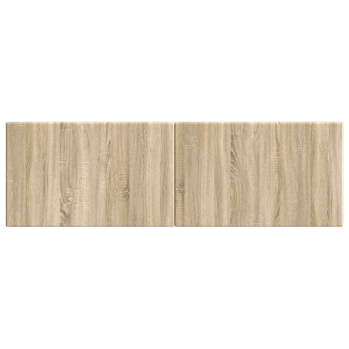 Wall-Mounted Headboard BREDA Sonoma Oak Engineered Wood