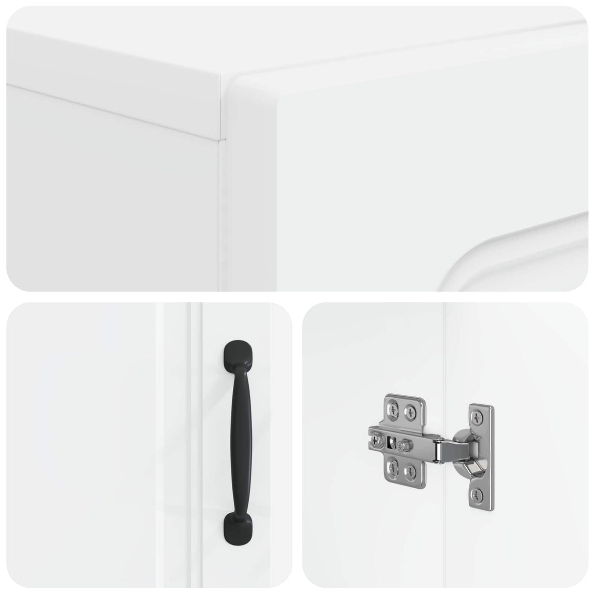 Bathroom Wall Cabinet UTRECHT White 30 x 31 x 59 cm