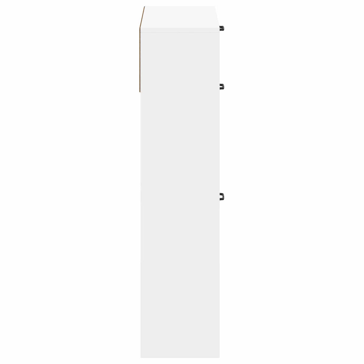 Shoe Cabinet UTRECHT 78 x 24 x 100 cm Engineered Wood White
