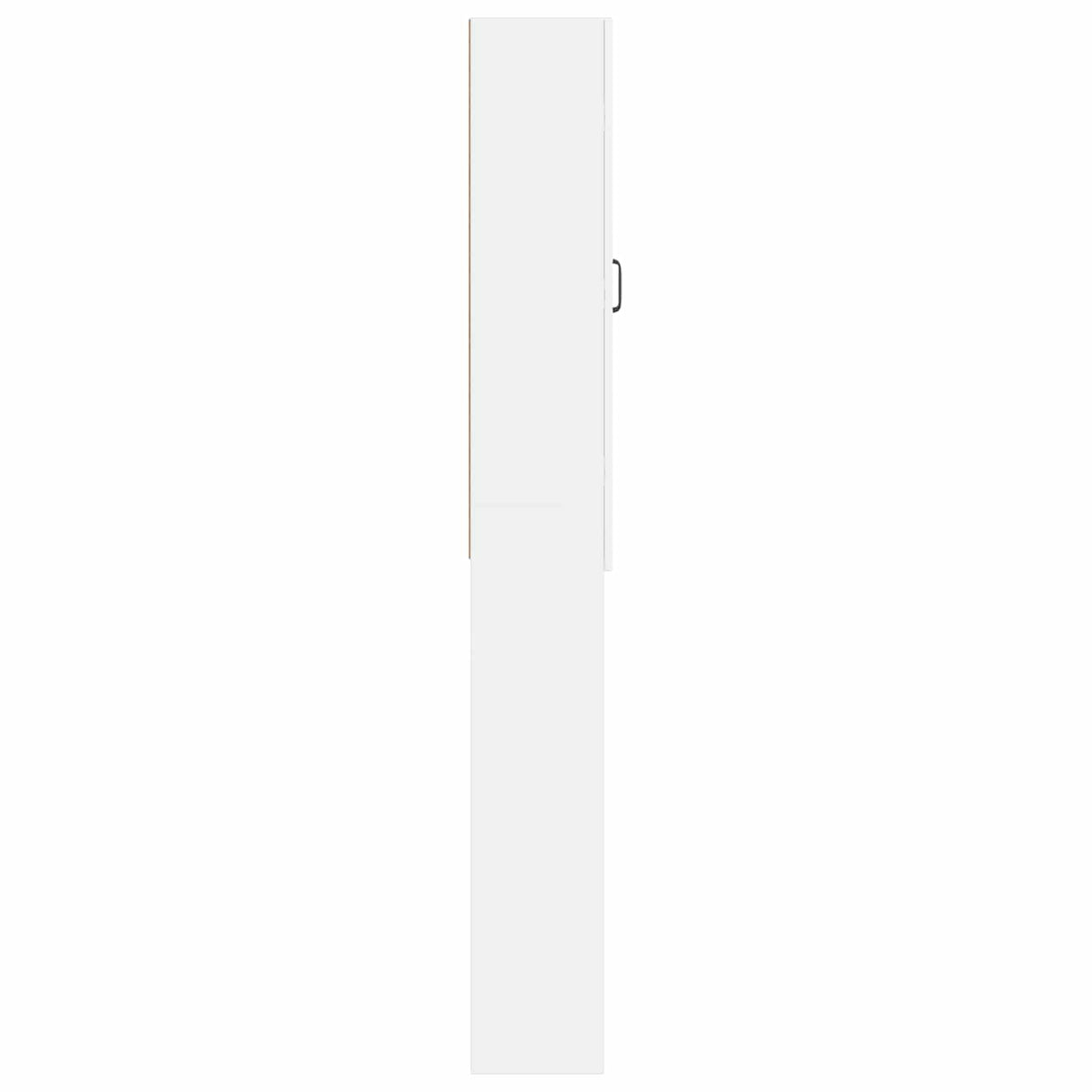 Toilet Cabinet UTRECHT White 66 x 25.5 x 190 cm Engineered Wood