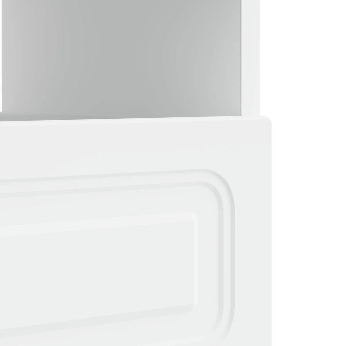 LED TV Cabinet White Engineered Wood