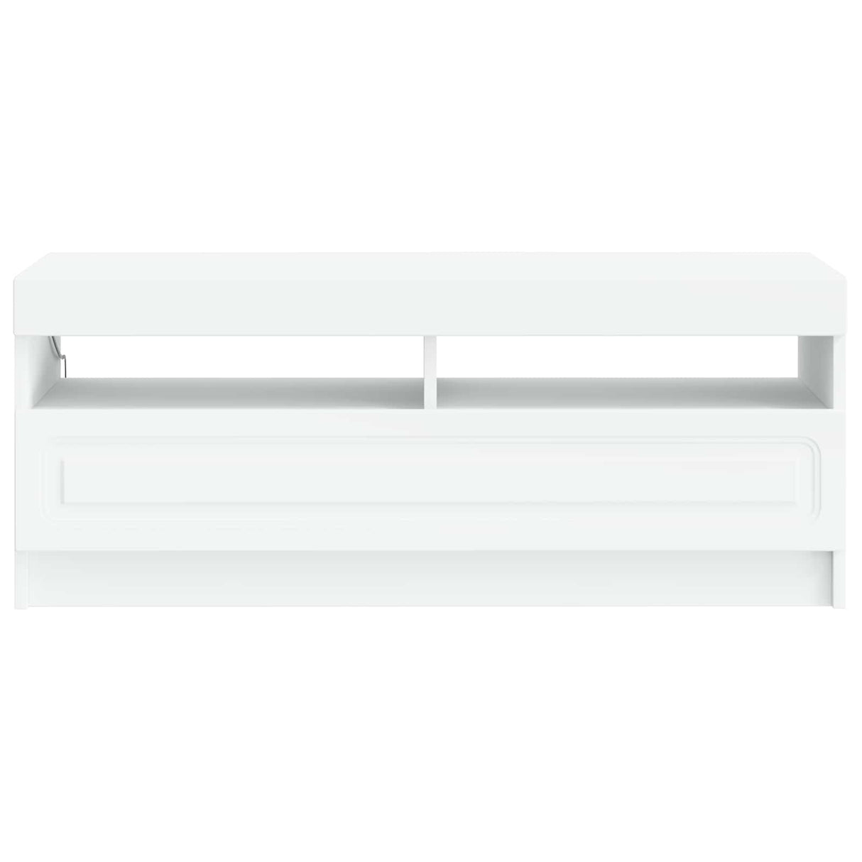 LED TV Cabinet White Engineered Wood