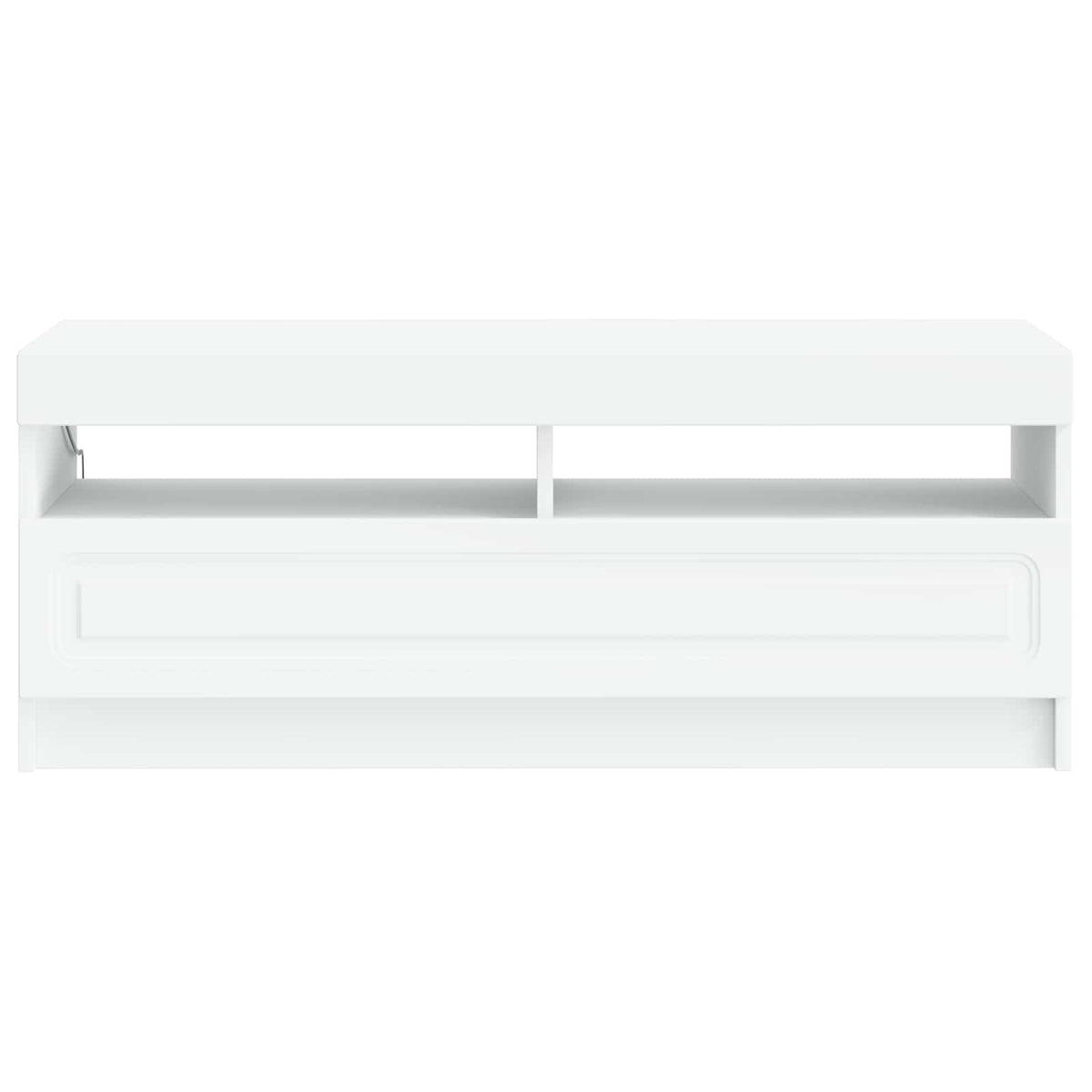 LED TV Cabinet White Engineered Wood