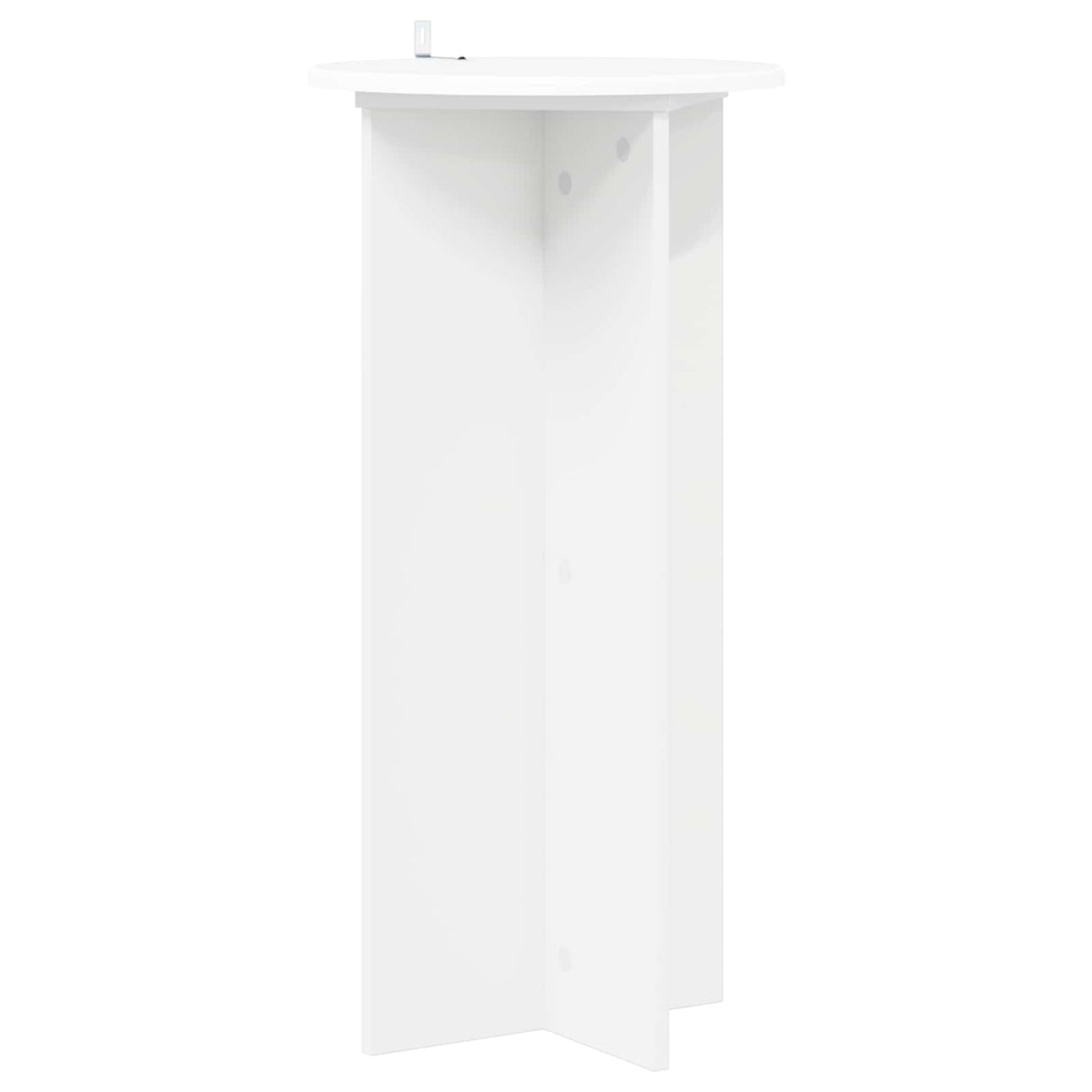 Plant Stand 2 pcs White Ø40 x 80 cm Engineered Wood