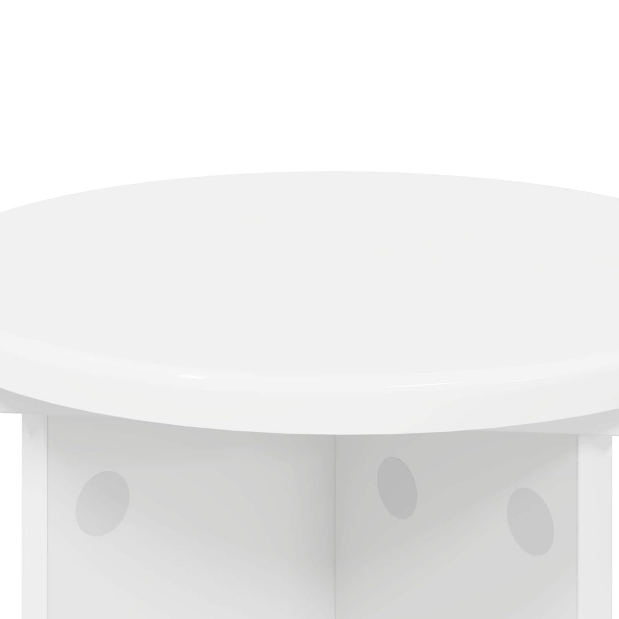 Plant Stand 2 pcs White Ø29.5 x 40 cm Engineered Wood