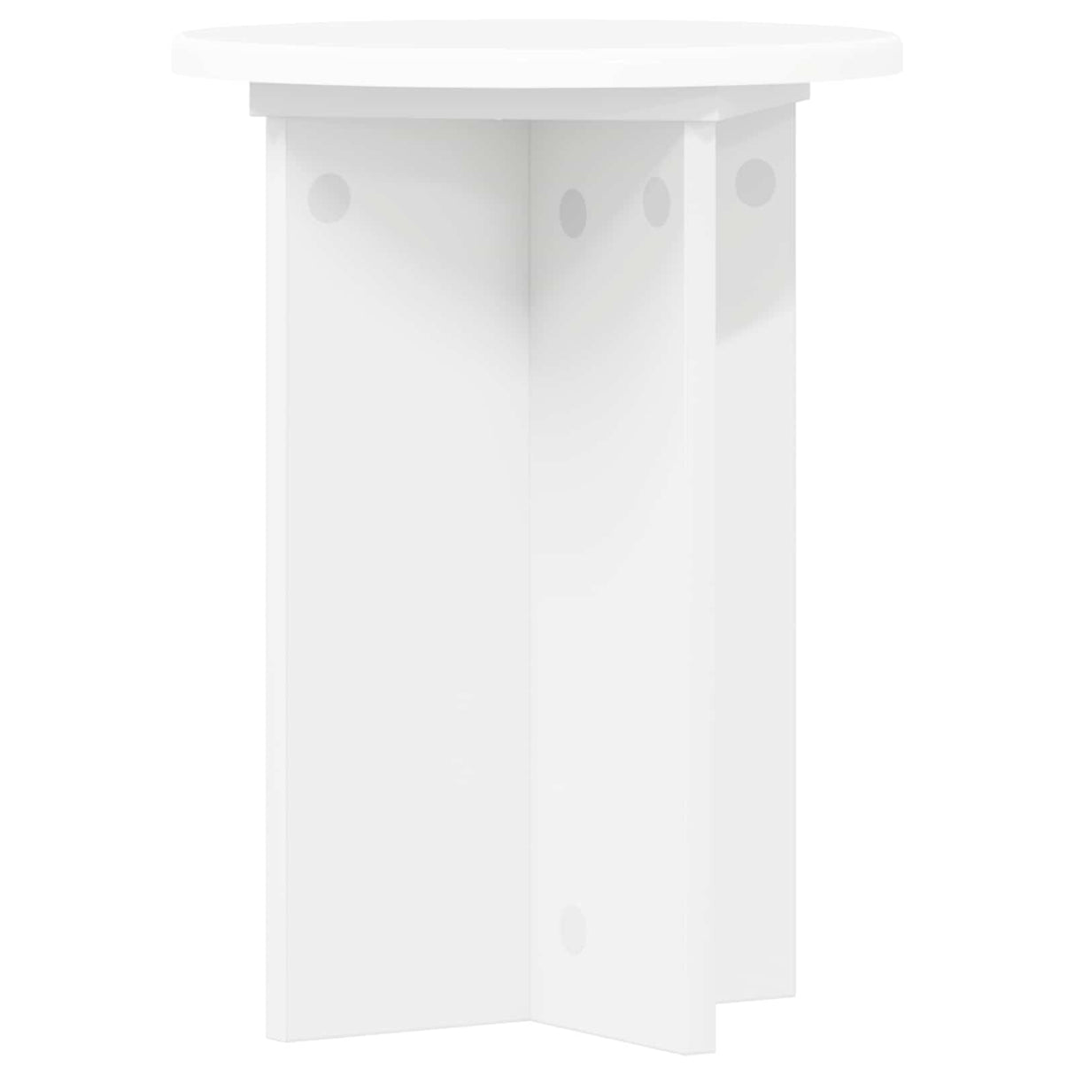 Plant Stand 2 pcs White Ø29.5 x 40 cm Engineered Wood