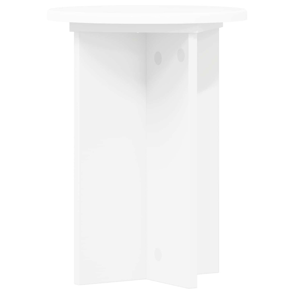 Plant Stand 2 pcs White Ø29.5 x 40 cm Engineered Wood