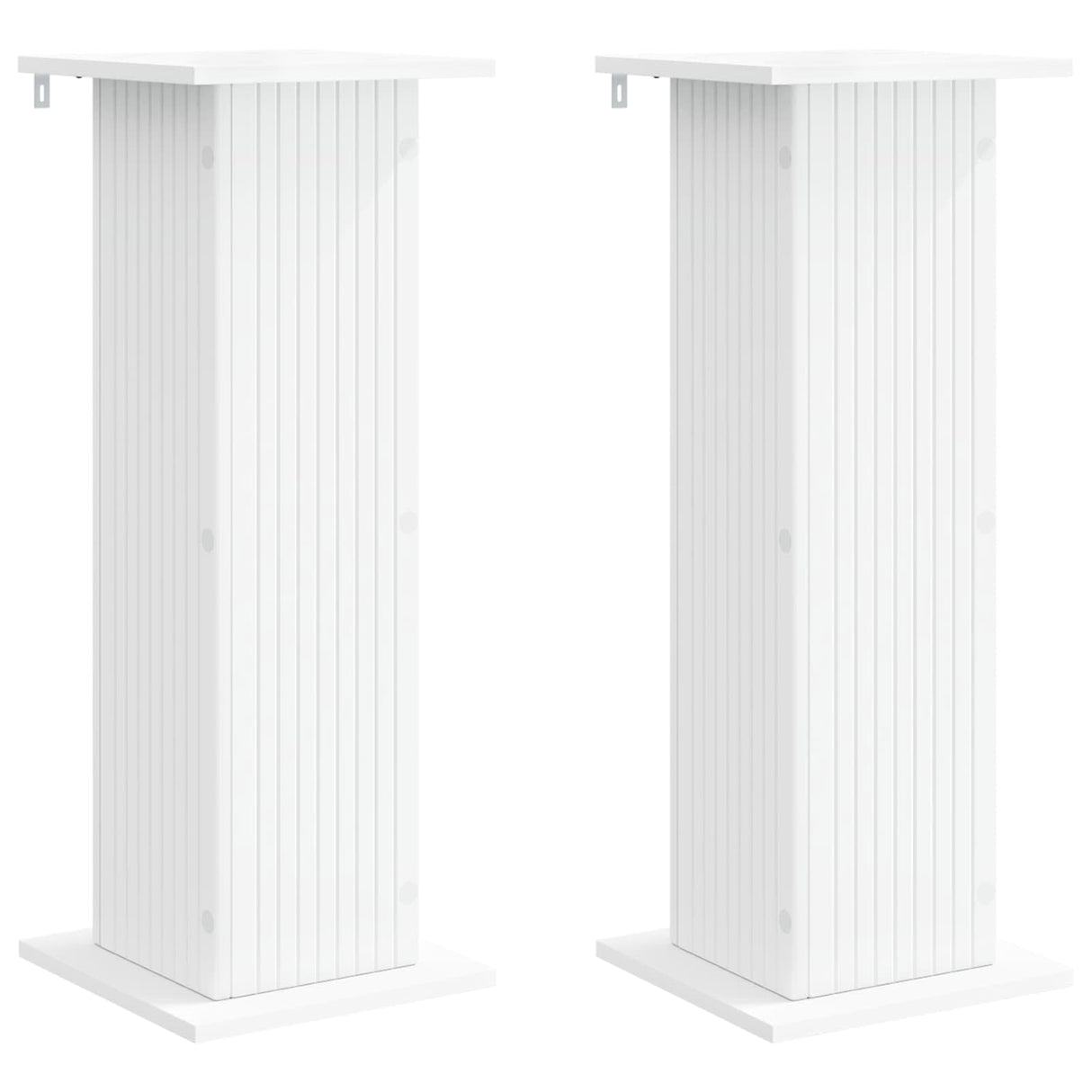 Plant Stand 2 pcs White 30.5 x 30 x 80.5 cm Engineered Wood