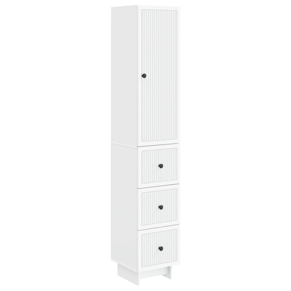 Cabinet Set 2 pcs White 33 x 34.5 x 90 cm Engineered Wood
