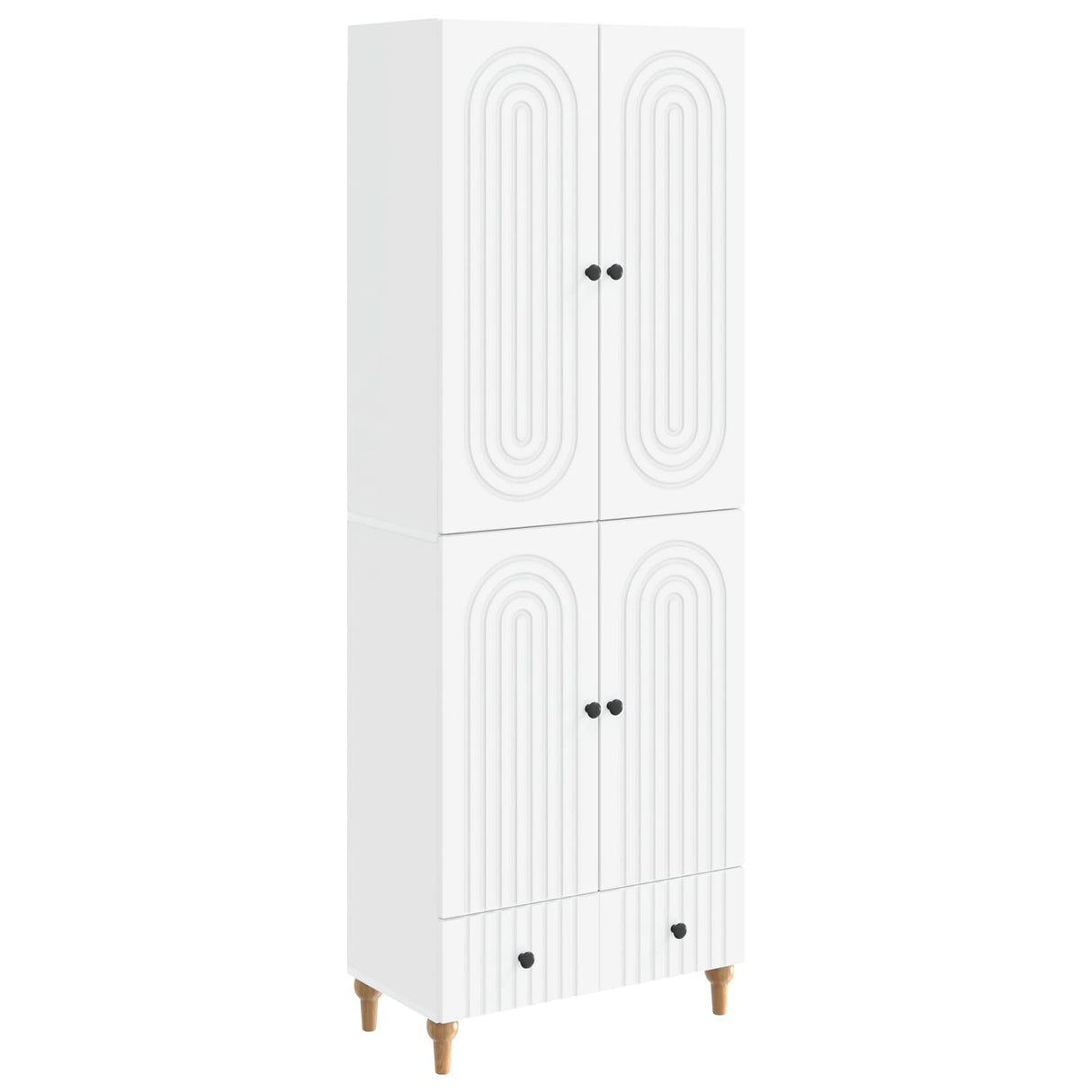 Cabinet Set 2 pcs 66 x 34.5 x 95 cm Engineered Wood