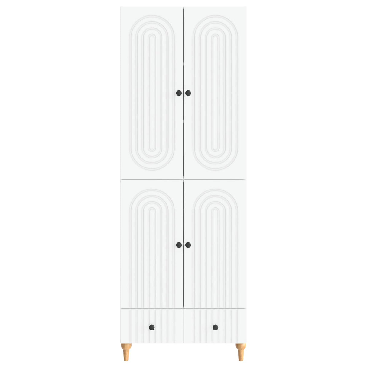 Cabinet Set 2 pcs 66 x 34.5 x 95 cm Engineered Wood