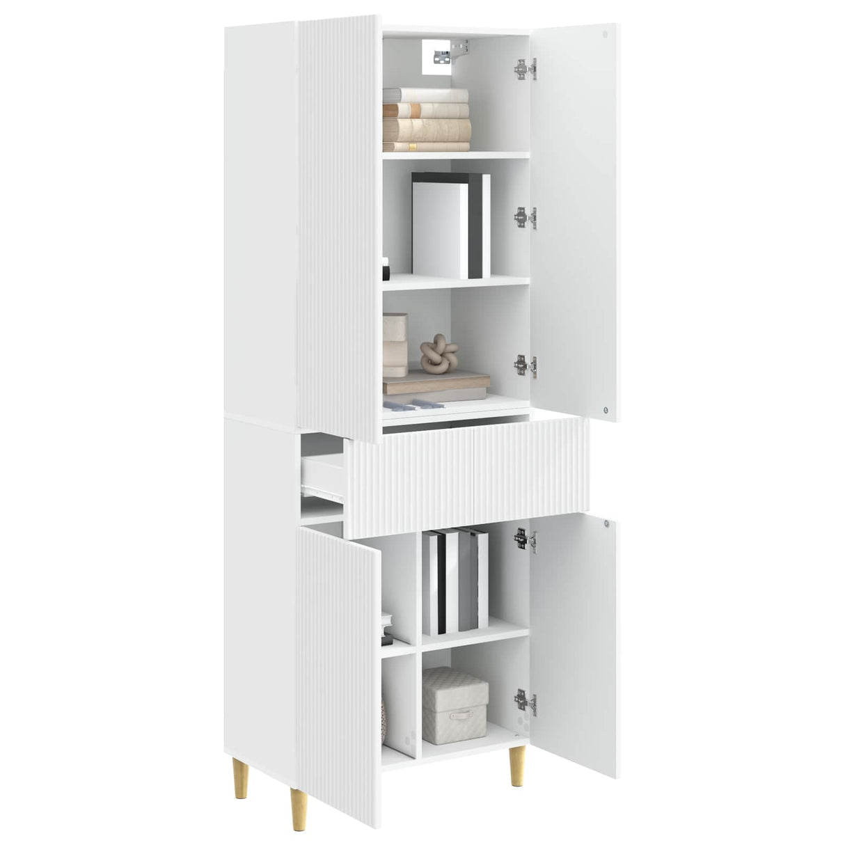 Cabinet Set 2 pcs 66 x 34.5 x 90 cm Engineered Wood