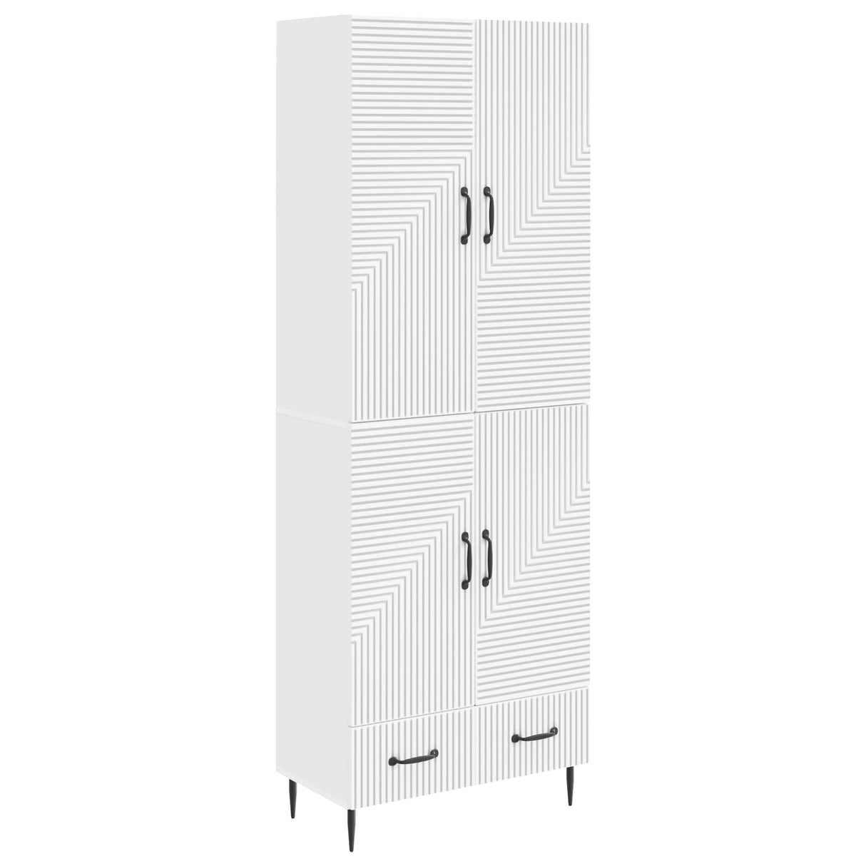 Cabinet Set 2 pcs 66 x 34.5 x 95 cm Engineered Wood