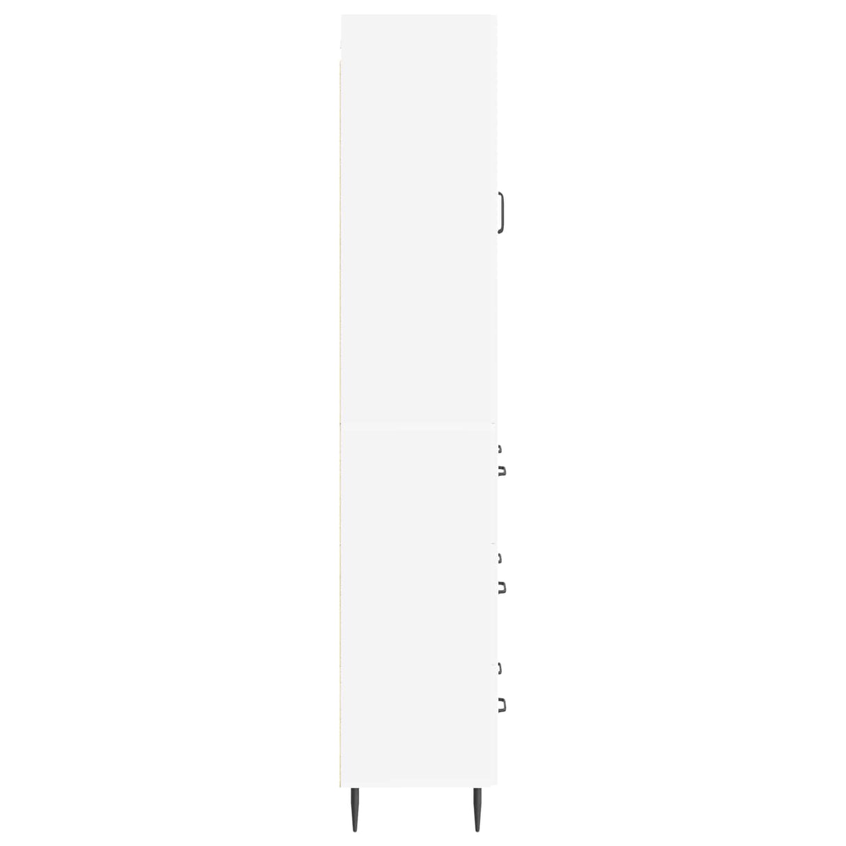 Cabinet Set 2 pcs White 66 x 34.5 x 90 cm Engineered Wood