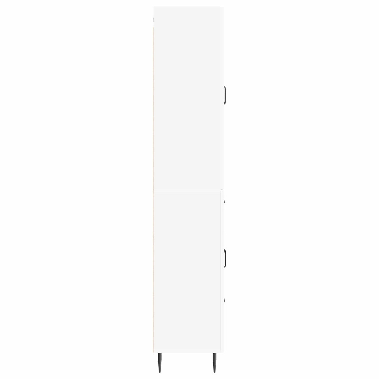 Cabinet Set 2 pcs White 66 x 34.5 x 89.5 cm Engineered Wood