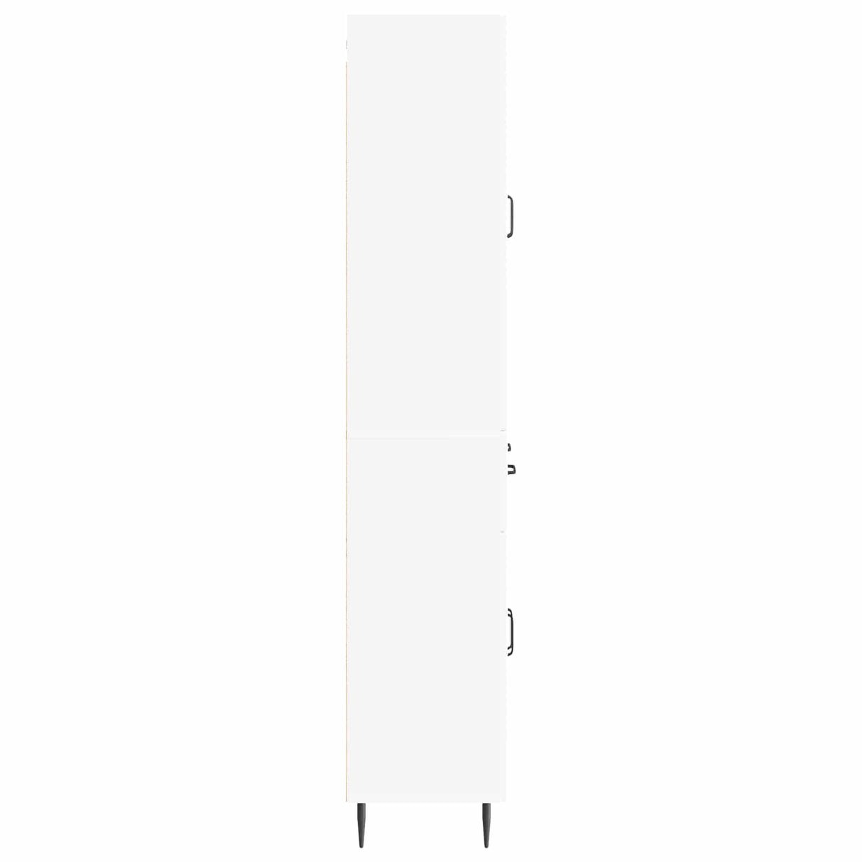 Cabinet Set 2 pcs White 66 x 34.5 x 89.5 cm Engineered Wood