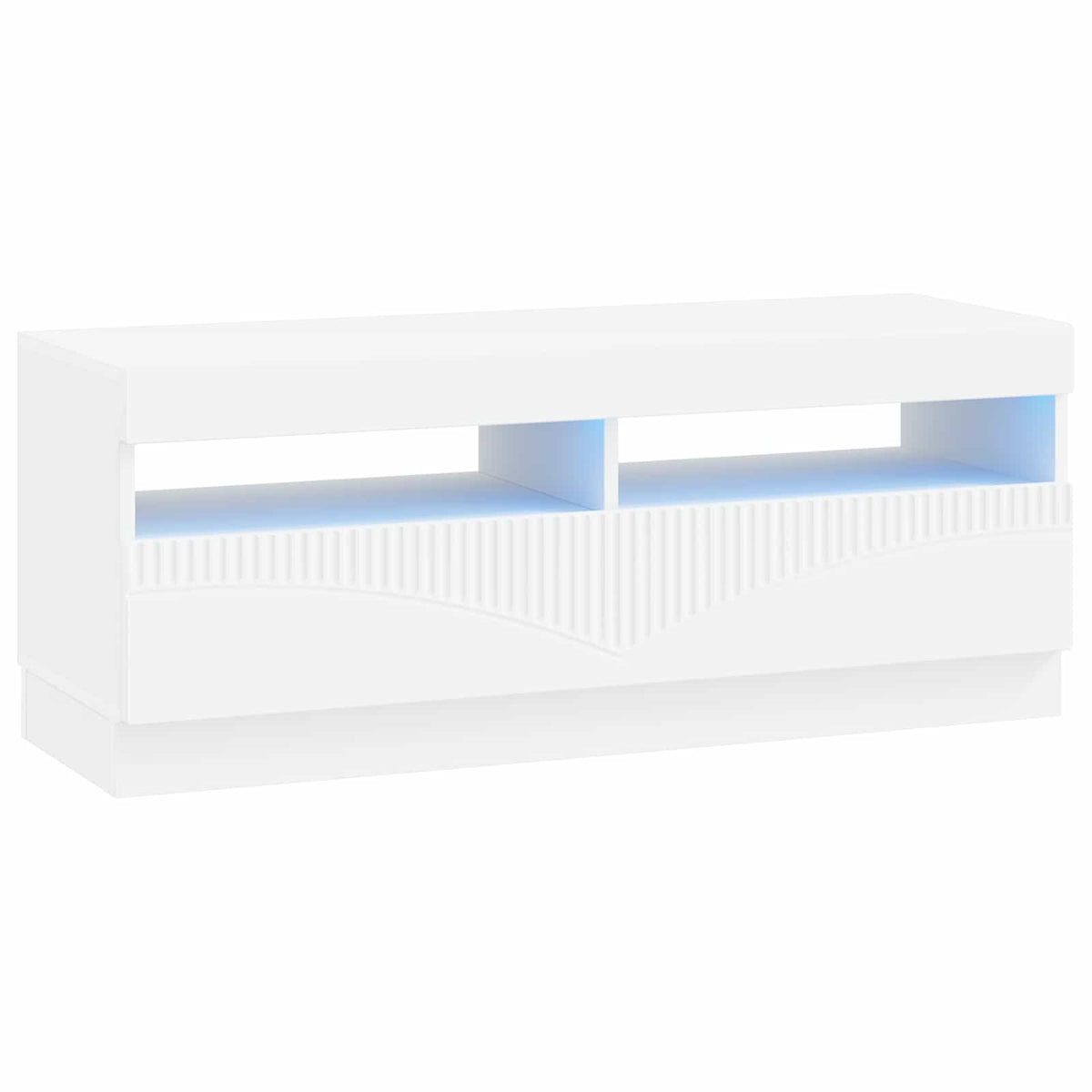 LED TV Cabinet HOORN 3 pcs White Engineered Wood