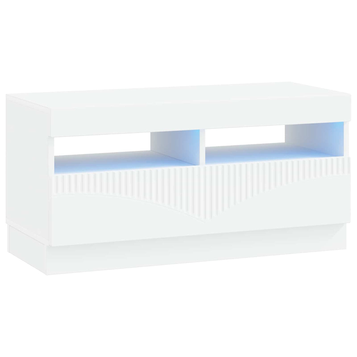 LED TV Cabinet HOORN 3 pcs White Engineered Wood