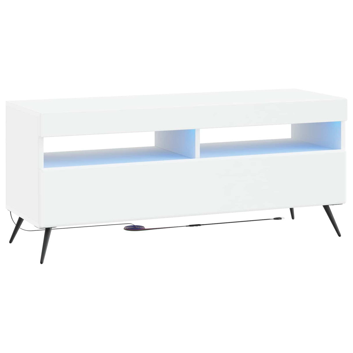 LED TV Cabinet BREDA 3 pcs White Engineered Wood
