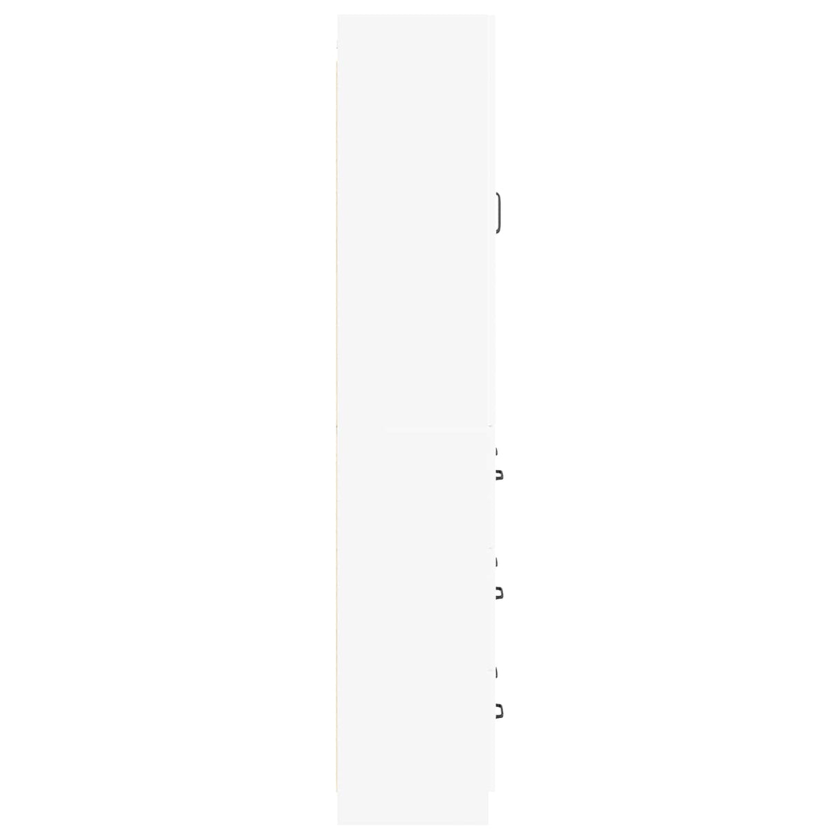 Cabinet Set 2 pcs White 66 x 34.5 x 87 cm Engineered Wood