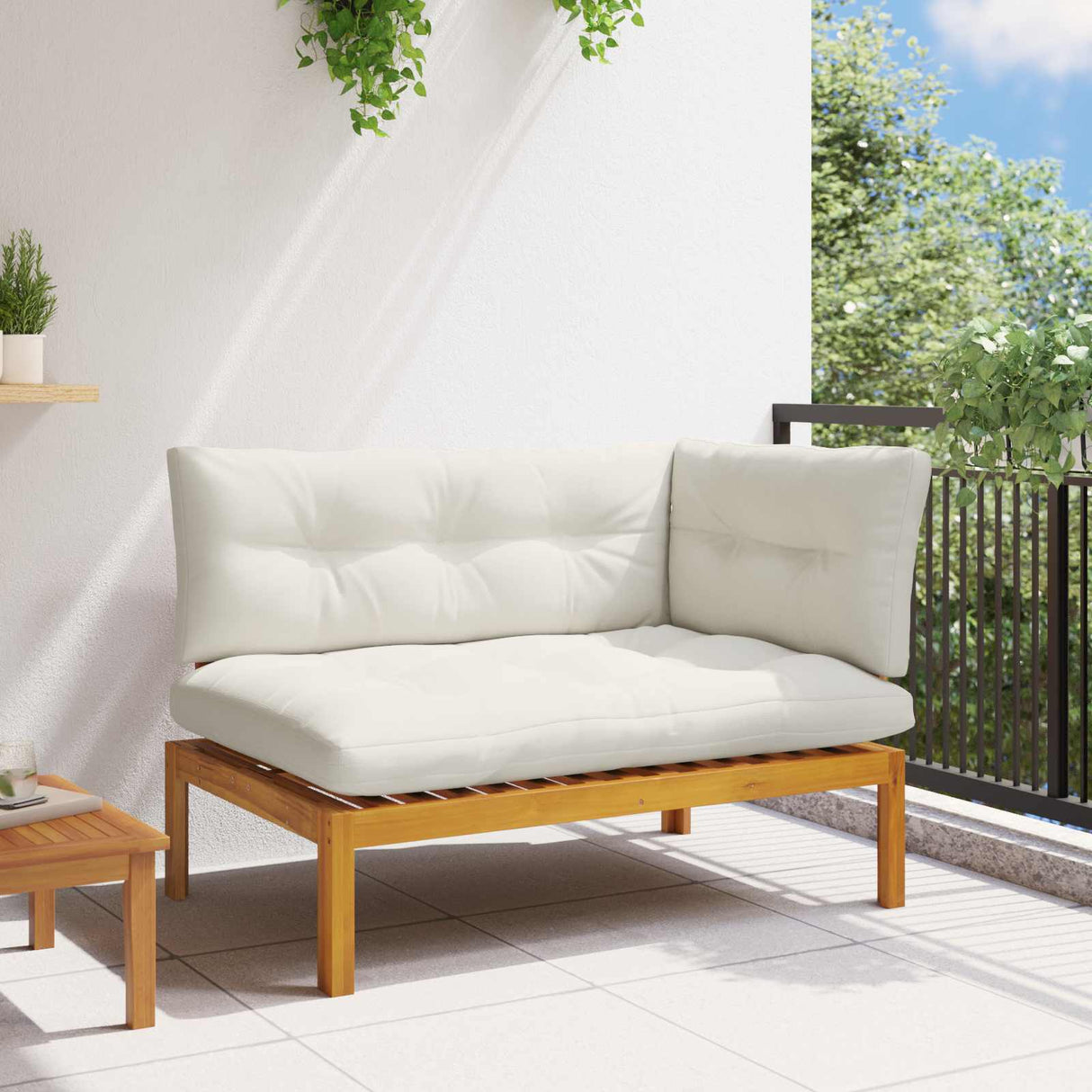 Garden Corner Sofa Acacia Wood