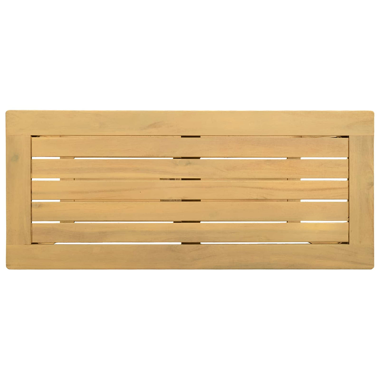 Garden Console Table with Storage Light acacia 80 x 35 x 75 cm