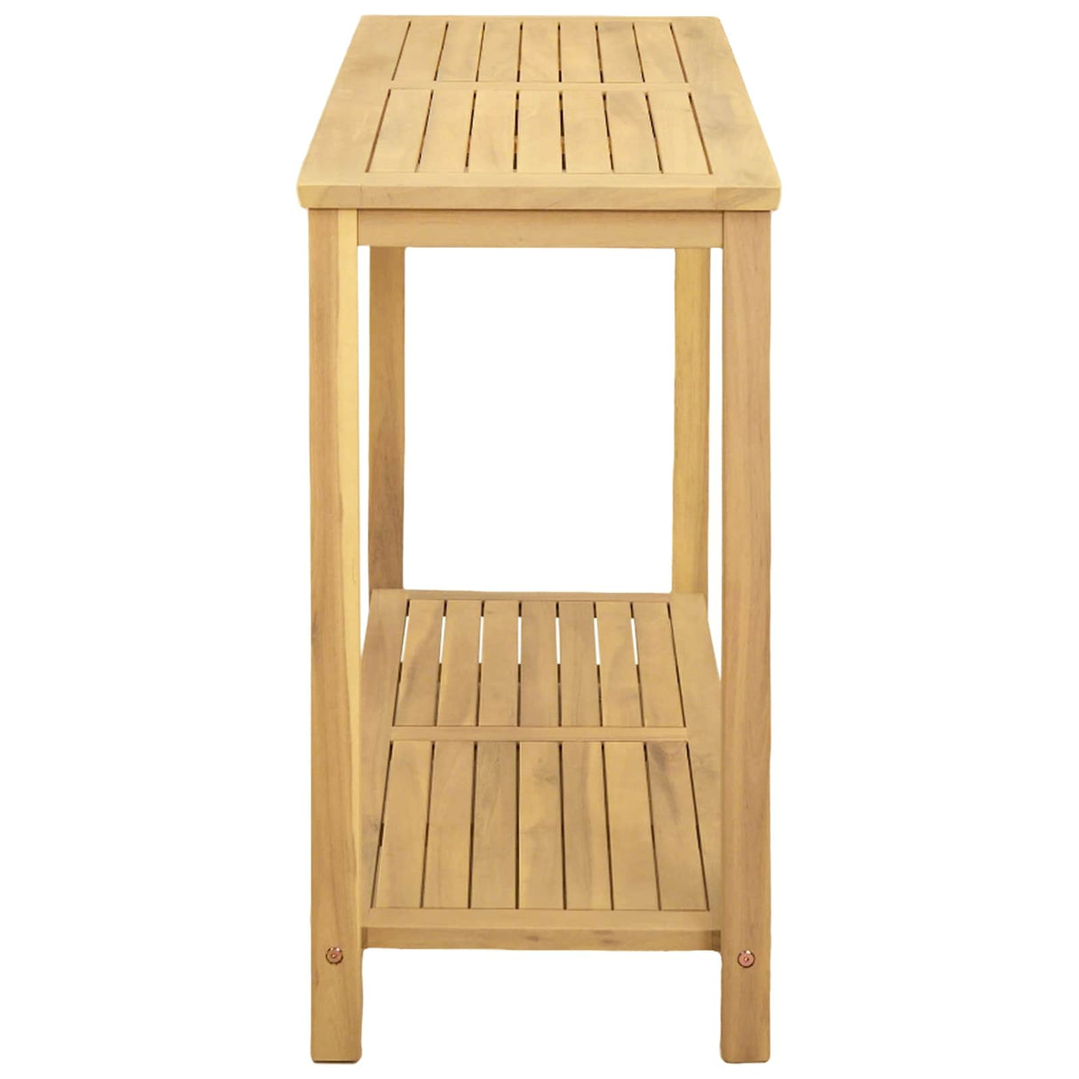 Garden Console Table Light acacia 110 x 40 x 75 cm