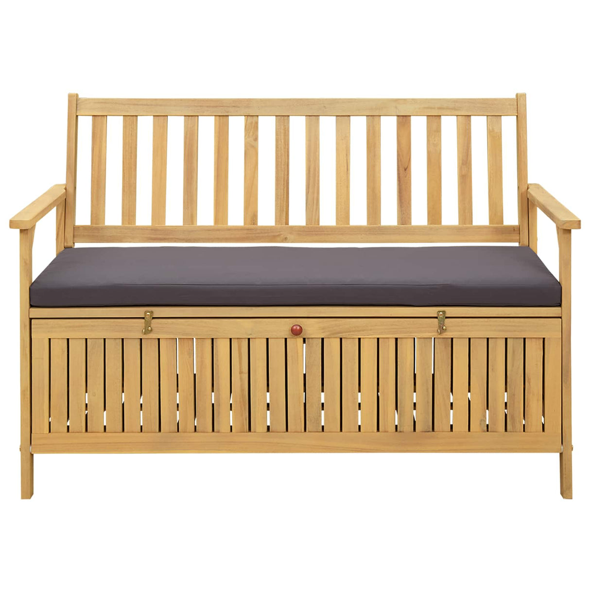 Storage Bench with Cushion with Storage 120 x 63 x 84 cm