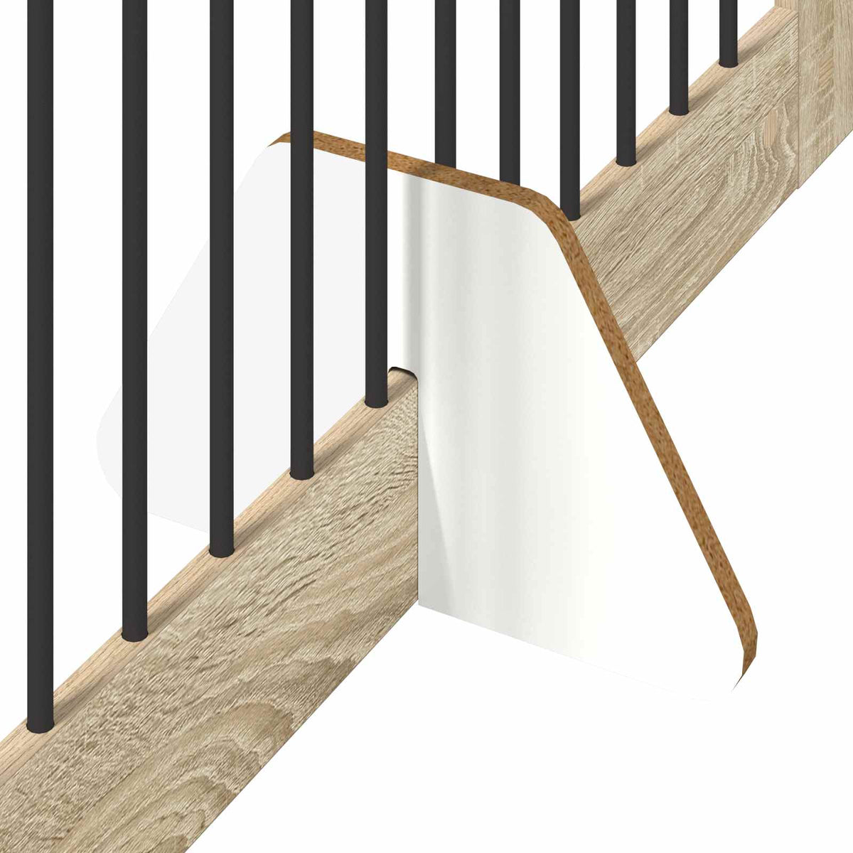 Foldable Dog Gate with Stands 2 pcs Sonoma Oak 200.5 cm