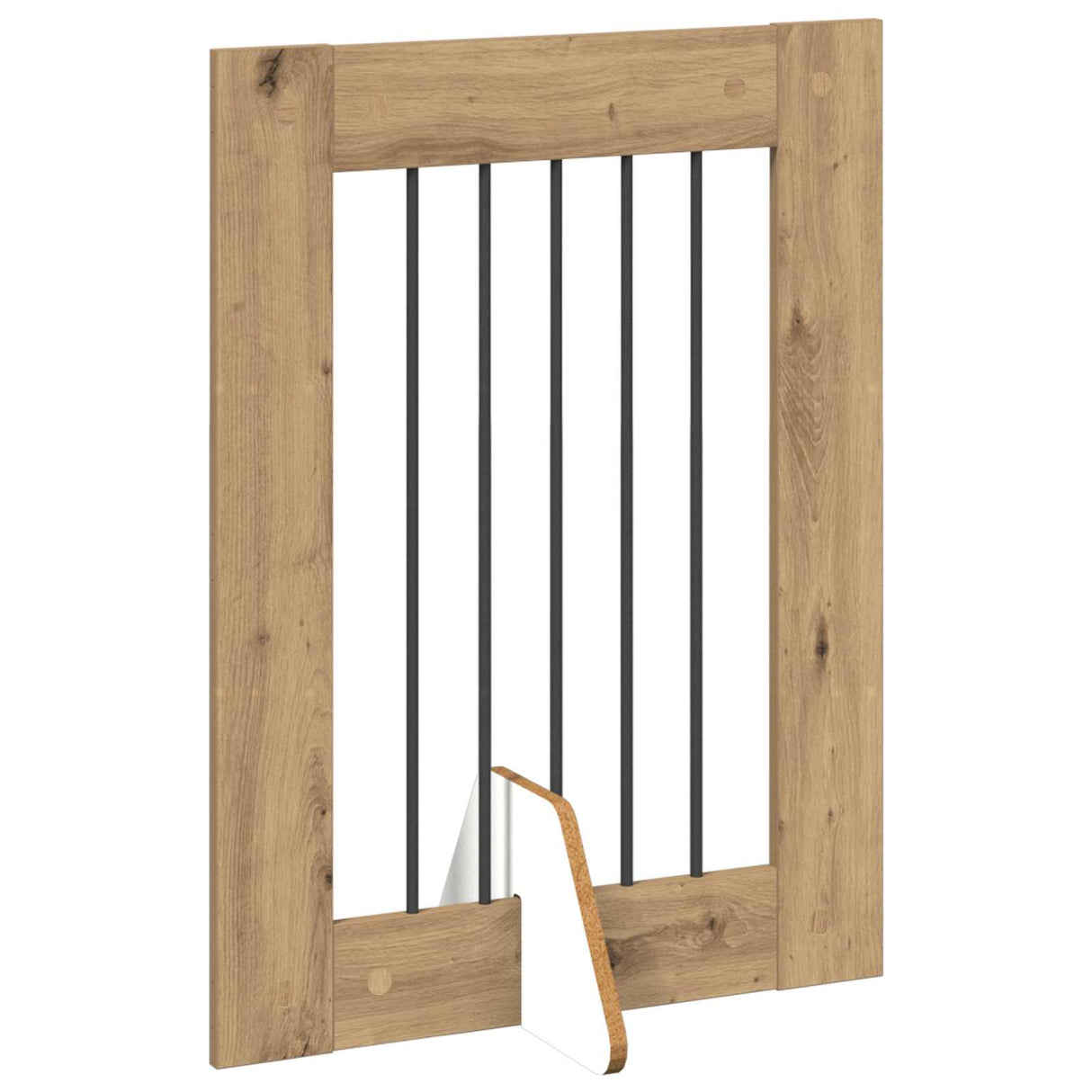 Foldable Dog Gate with Stands 2 pcs Artisan Oak 120,5 cm