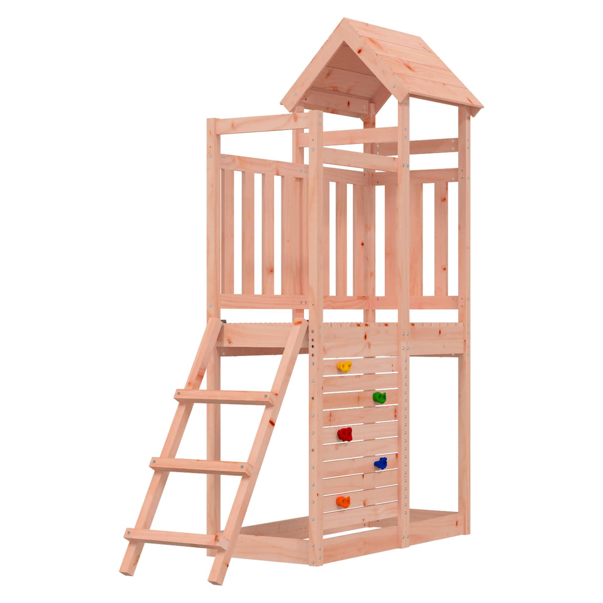 Play Tower Brown 110.5 x 52.5 x 214 cm Solid Douglas Wood