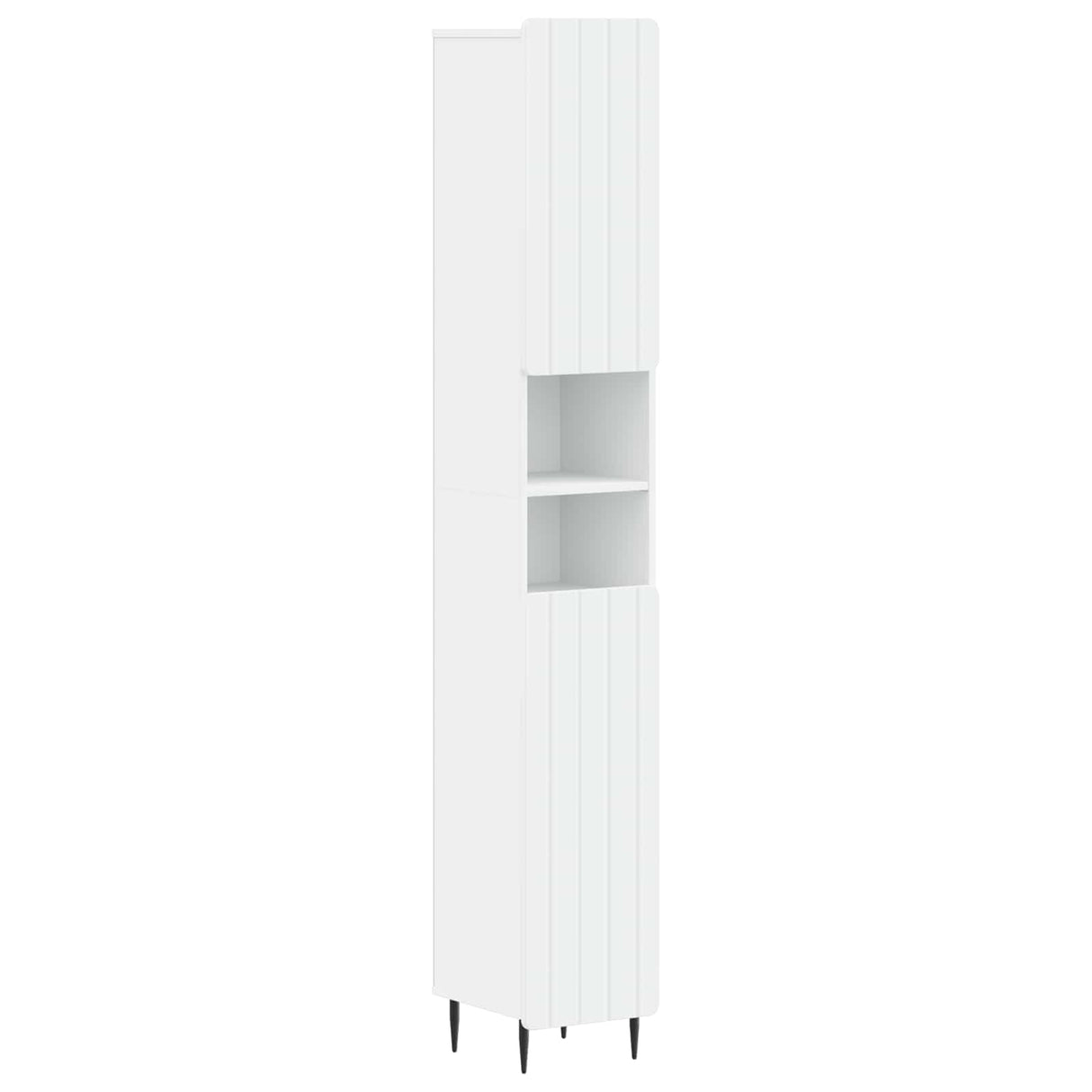 3 Piece Bathroom Cabinet Set ZWOLLE White Engineered Wood