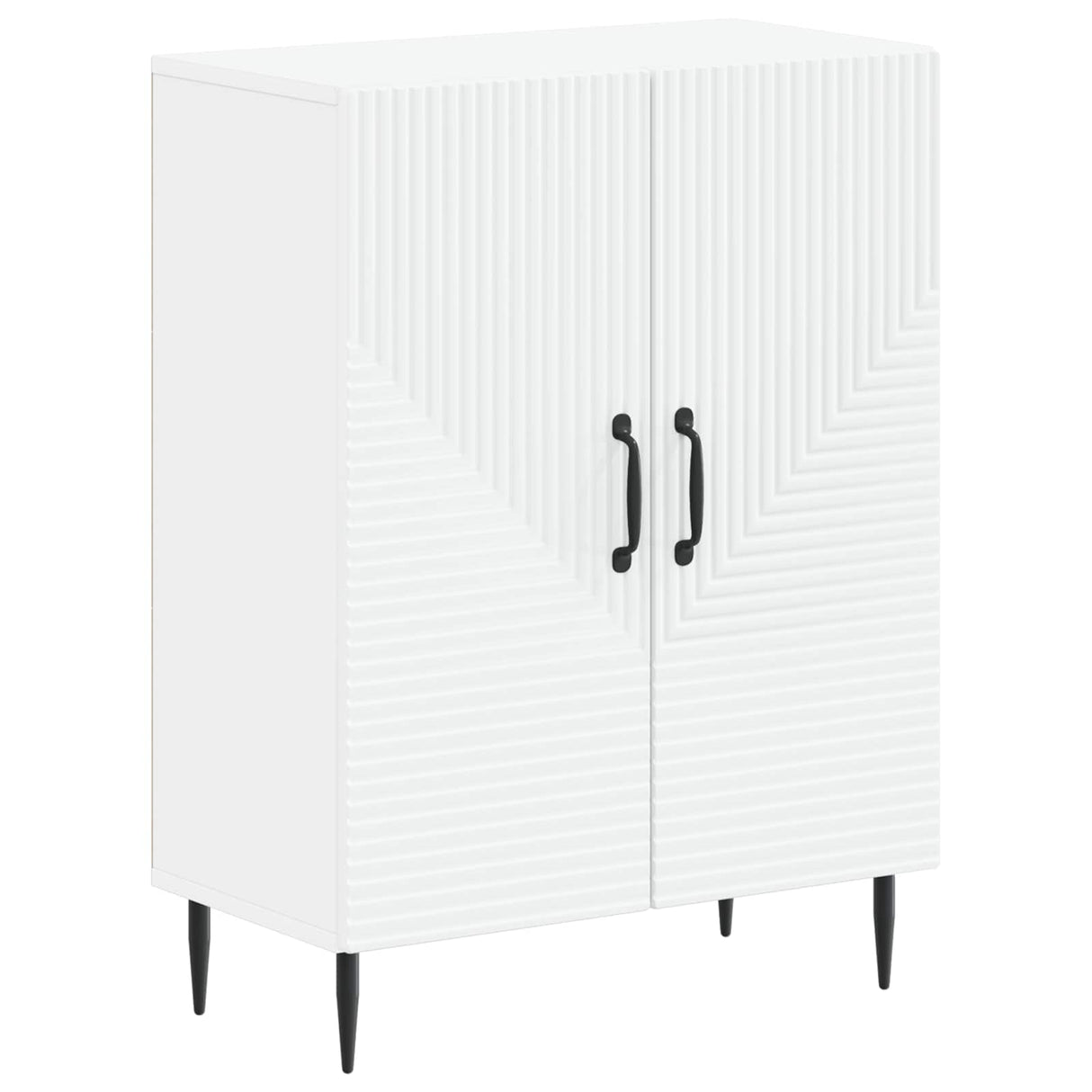2 Piece Bathroom Cabinet Set HAARLEM White Engineered Wood